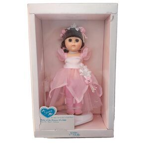 Vintage 1988 Vogue Ginny Doll Waltz of the Flowers Hard Vinyl Posable In Box